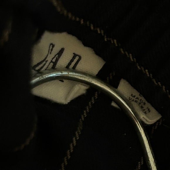 ❤️gap Navy Pinstripe Pants L - Picture 13 of 14